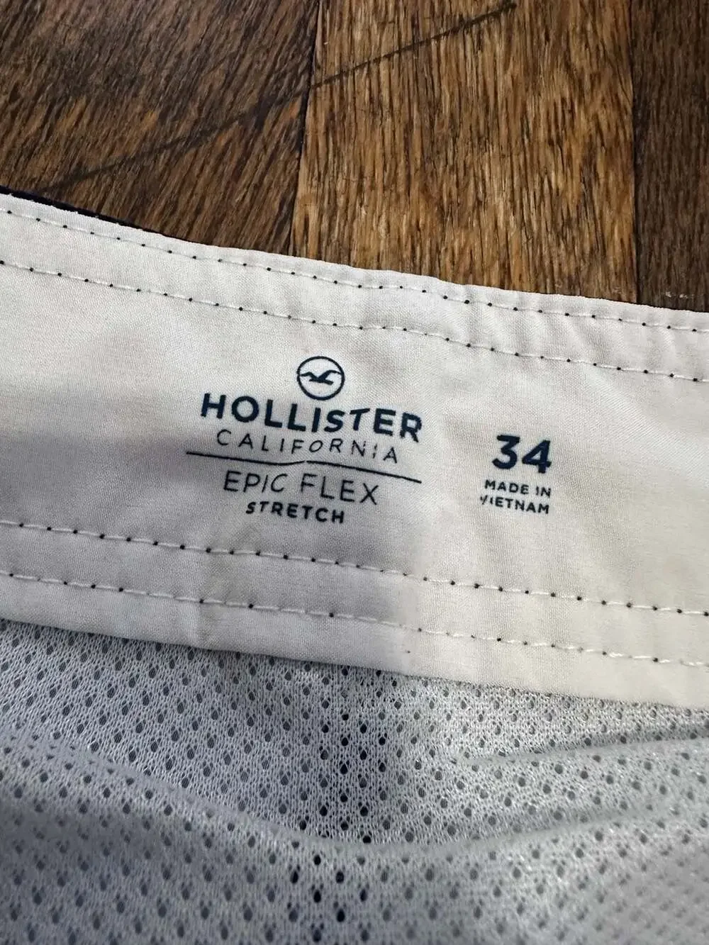 Hollister California Epic Flex Stretch Blue Ombre Board Shorts